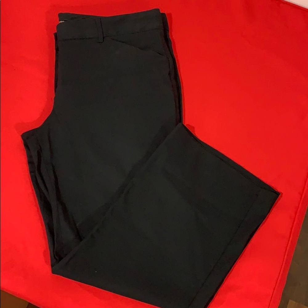 Express Editor Ankle Length Black Pants